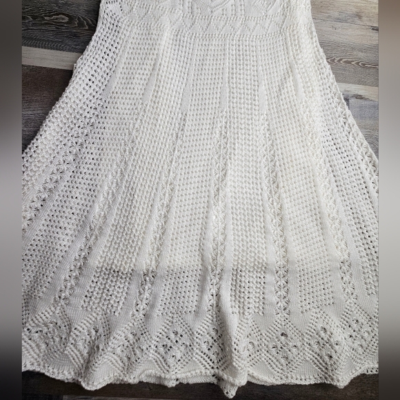 Polo Ralph Lauren 100% Cotton A-Line White Dress Large Slip Lined - Picture 5 of 13